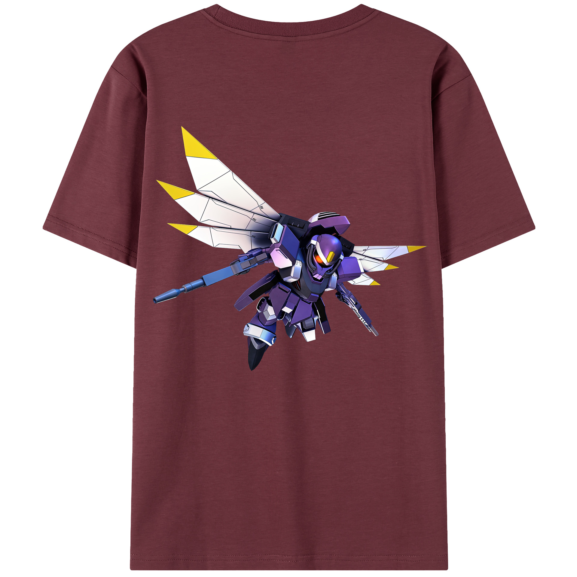 （画像用） 機動戦士ガンダム Mobile Suit Gundam 綿100％半袖Tシャツ（背面プリント）